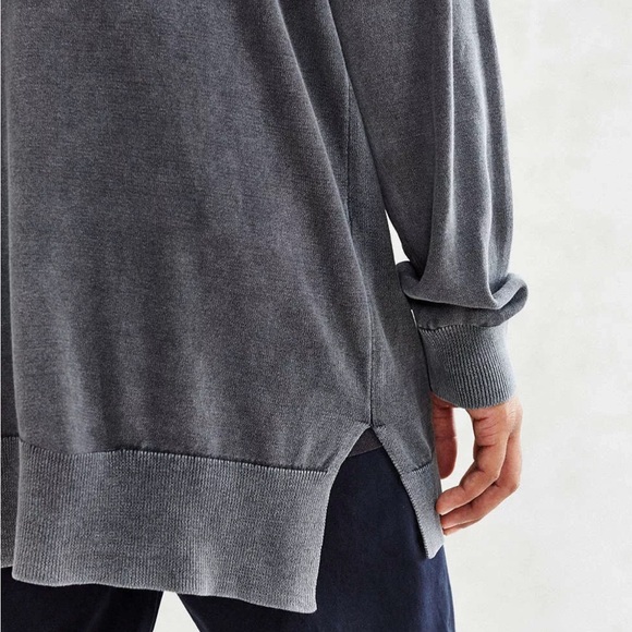 NWT Cheap Monday Impact Knit Sweater Sweatshirt Long Distressed - Picture 3 of 4